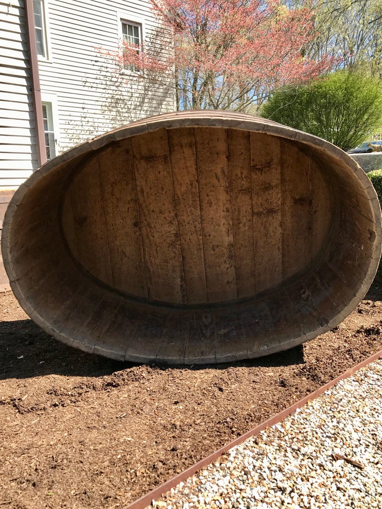 Enormous Handmade Wooden Alsatian Wine Tubs For Sale at 1stDibs
