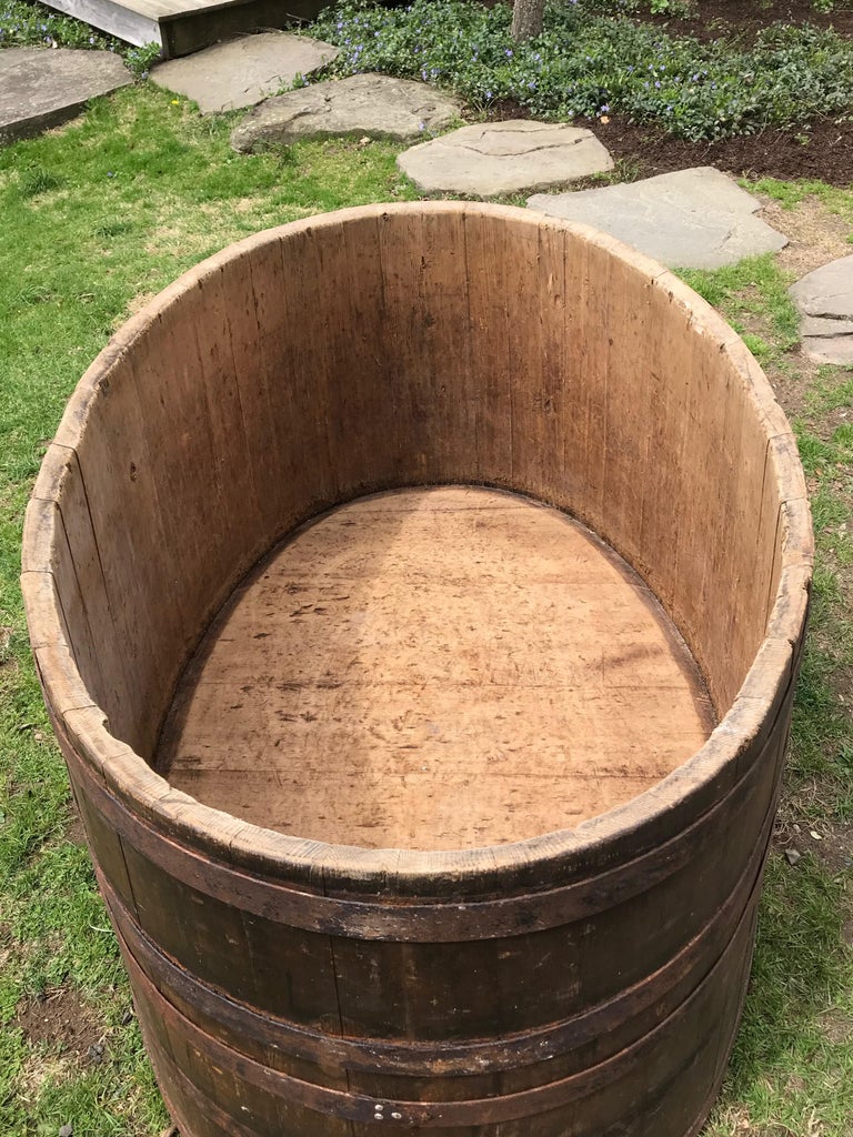 Enormous Handmade Wooden Alsatian Wine Tubs For Sale at 1stDibs
