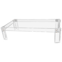 Enormous Lucite Cocktail Table Enormous Lucite Cocktail Table