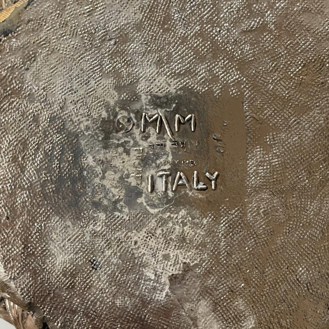 Hand-Crafted Enormous Mauro Manetti Silver and Gilt Pineapple Champagne Bucket For Sale