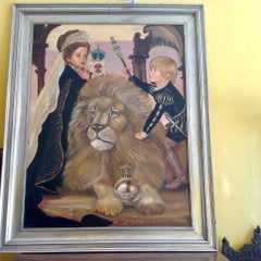 Enormous Oil Painting by Ralph Wolfe Cowan