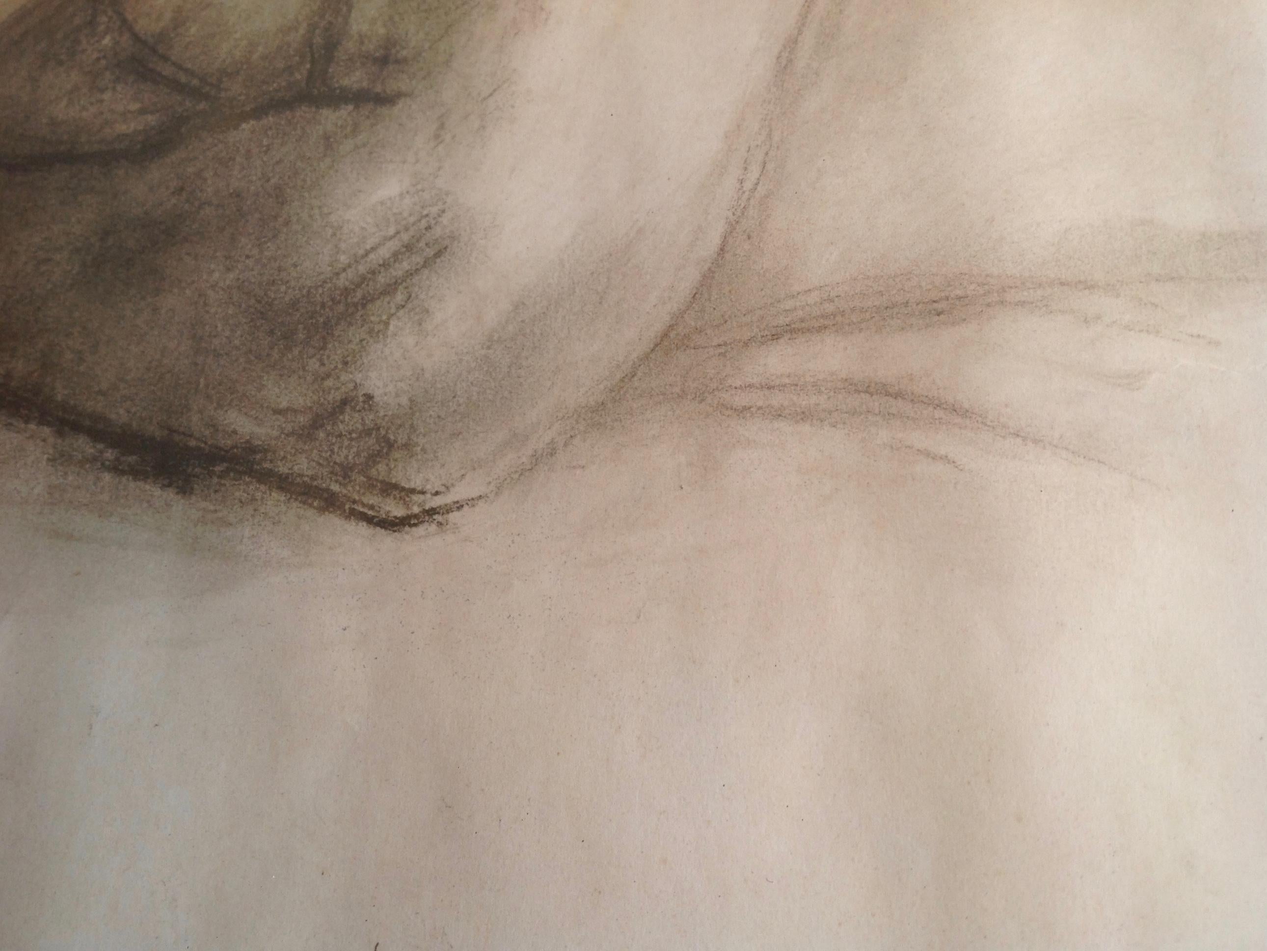 Enormous Original Drawing by Francisco Zuniga For Sale 4