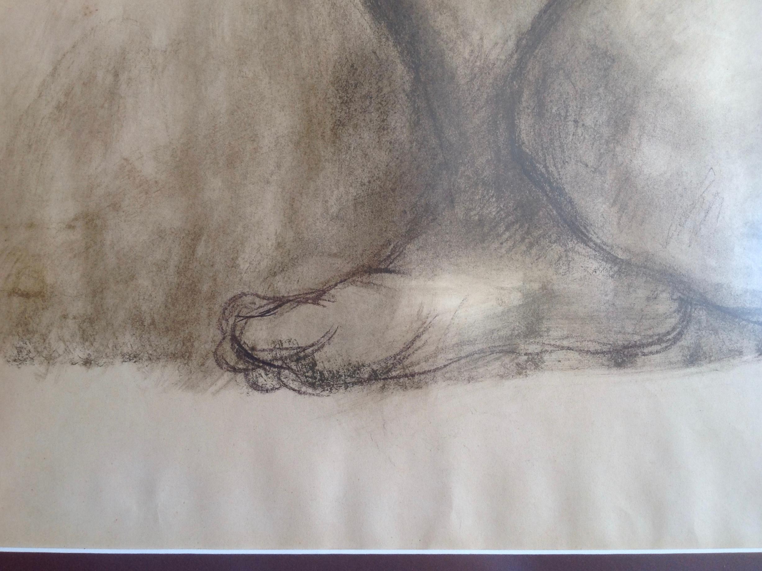 Enormous Original Drawing by Francisco Zuniga For Sale 3