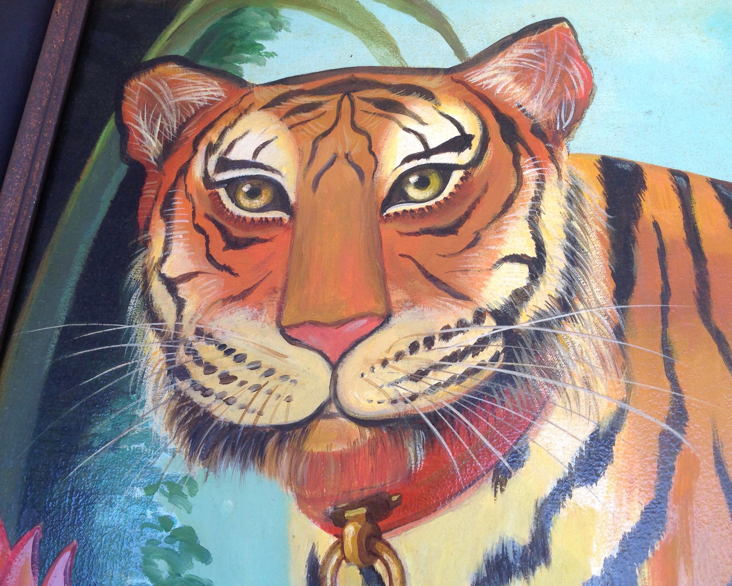 Enormous Painting of a Tiger by William Skilling 2