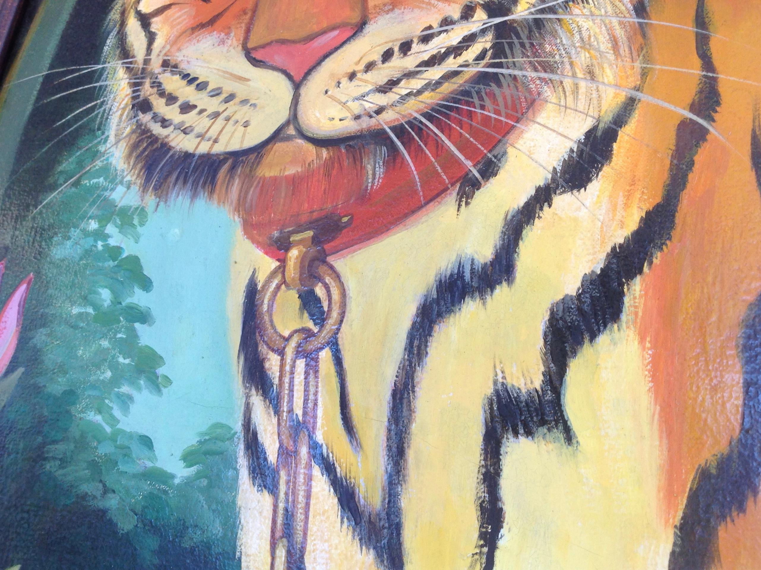 Enormous Painting of a Tiger by William Skilling 3