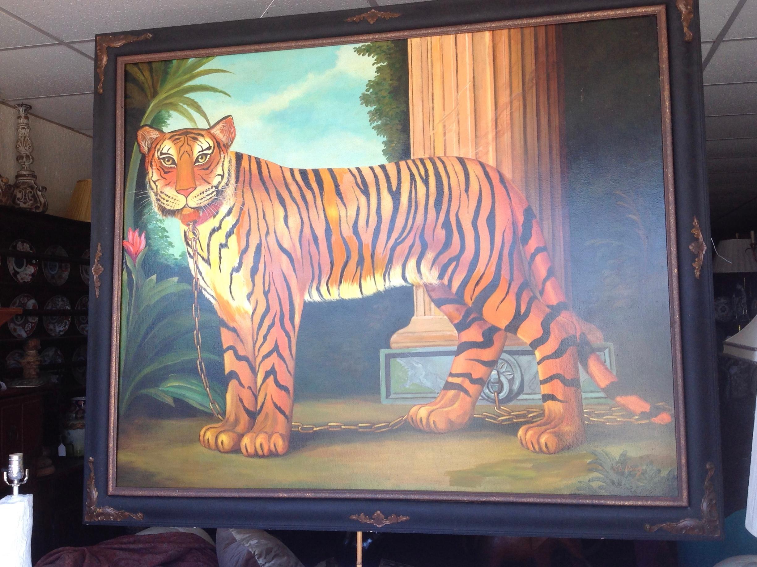 Enormous Painting of a Tiger by William Skilling 5