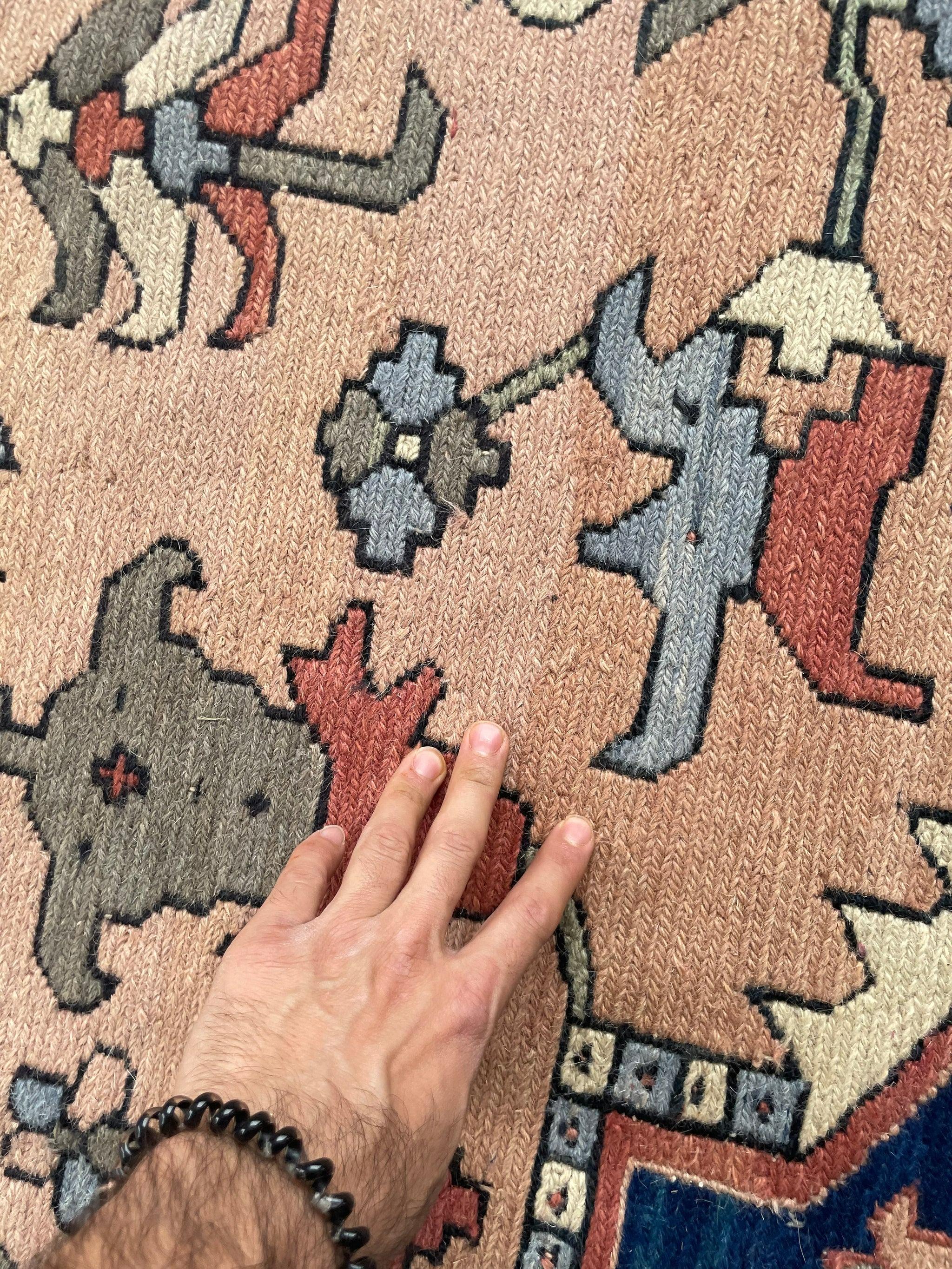 Énorme tapis tribal nord-ouest vintage de taille palais, années 1950-60'' en vente 1