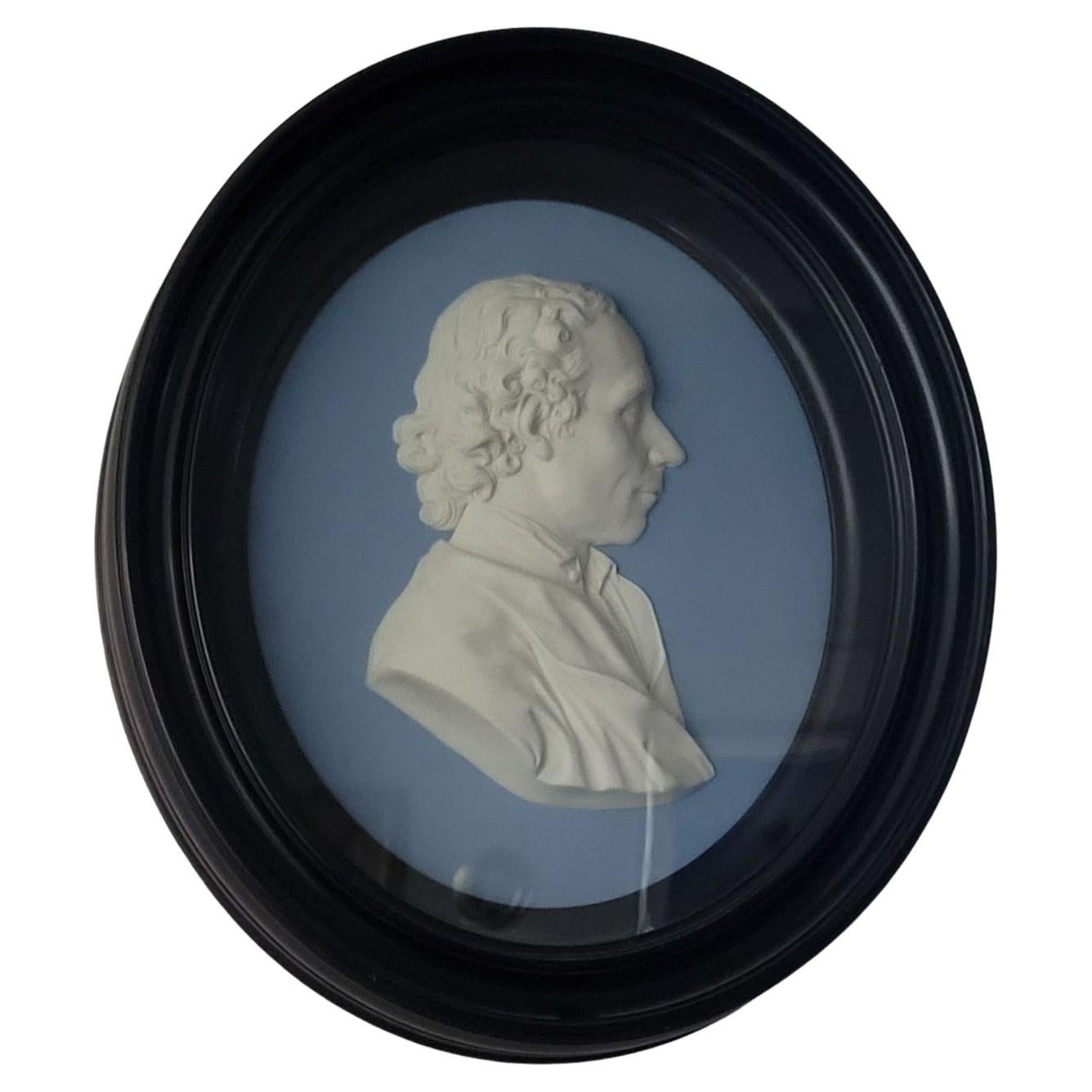 Enormous Portrait Medallion of Dr Priestly, Bert Bentley, Wedgwood, circa 1925 For Sale