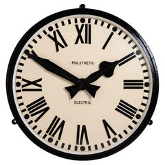 Enorme Reloj Industrial de Hierro Fundido Recuperado de Gents of Leicester