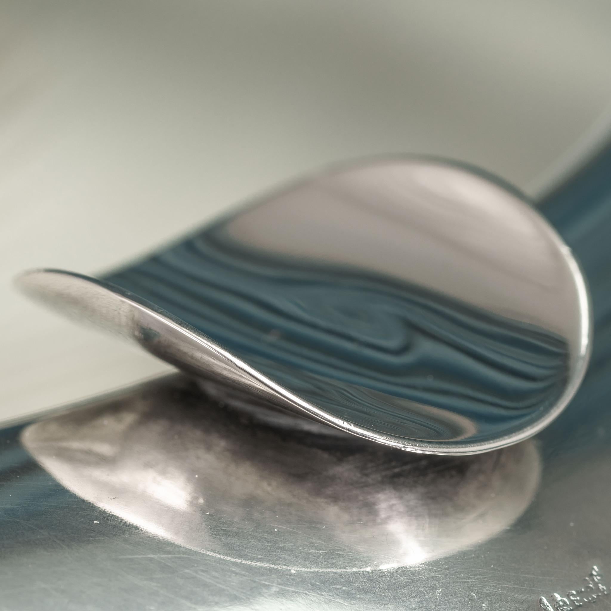 Enormous Silver Mounted Cut Glass Ashtray, Circa 1935 For Sale 2