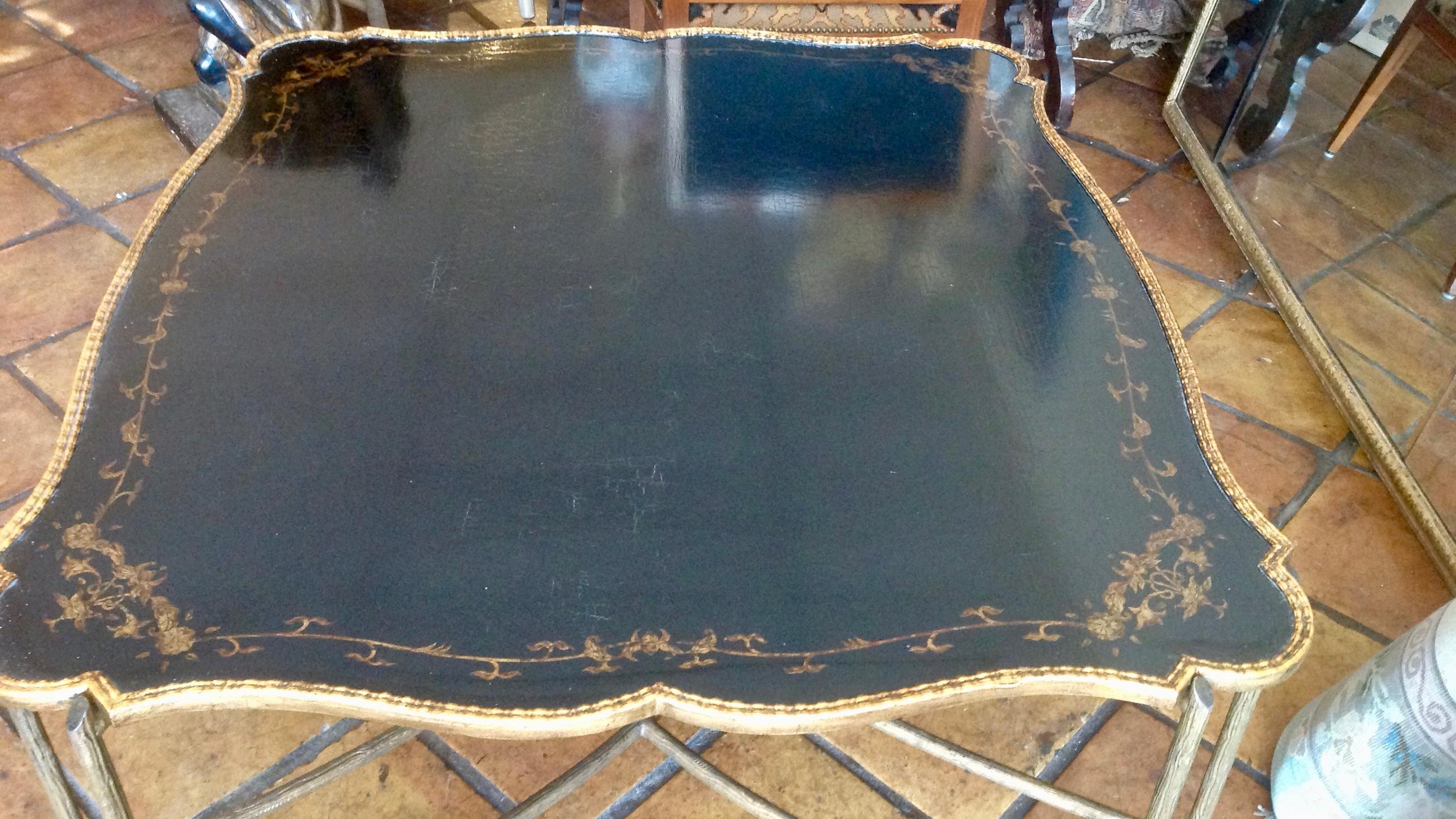 Enormous Tray Top Style Coffee Table 9