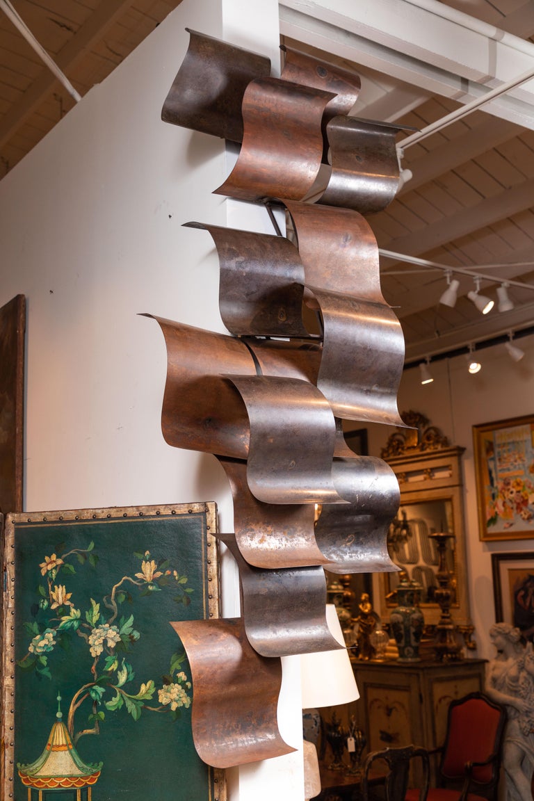 Enormous, Vintage, Abstract Wall Sculpture For Sale at 1stDibs
