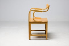 Enraf Nonius Chair in Solid Beech – Dutch Functionalist Design