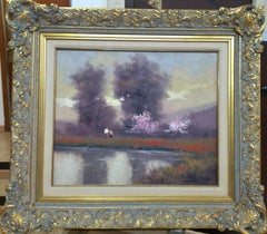Beltran Messa  Landscape Trees and River