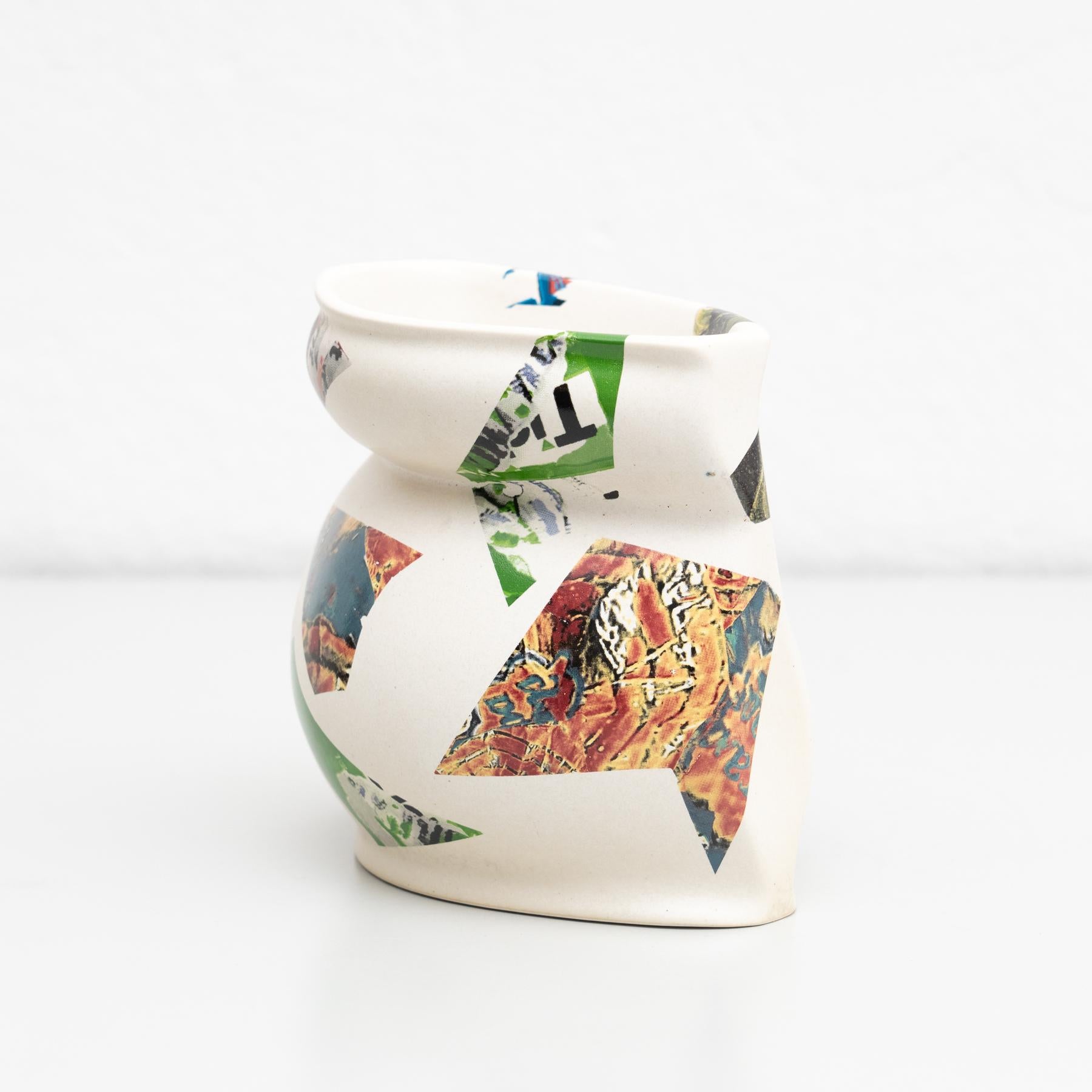 Ceramic Enric Miralles Spanish 'Gerro' Vase, circa 1970 For Sale