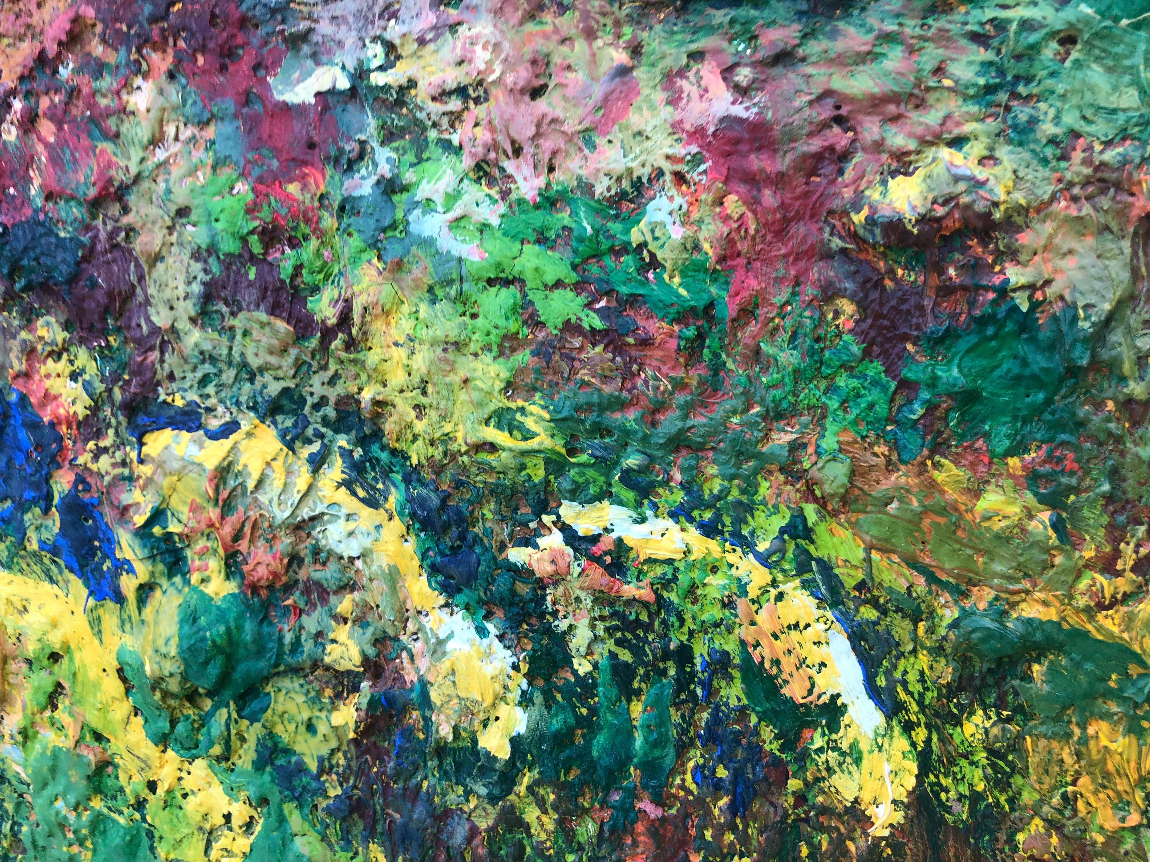 Berger dans les Pyrénées Espagne huile sur toile peinture paysage espagnol Europe en vente 1