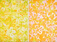 Diptyque Blossom, monogravure sur papier japonais, motifs de fleurs aux tons pastel 2025