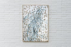 Messages in Salty Drops, Contemporary Marina, Gray Tones, Art Brut Style, 2026