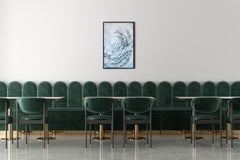 Splash, tecnica mista, gesti di un paesaggio marino moderno in bianco e nero su carta, 2026