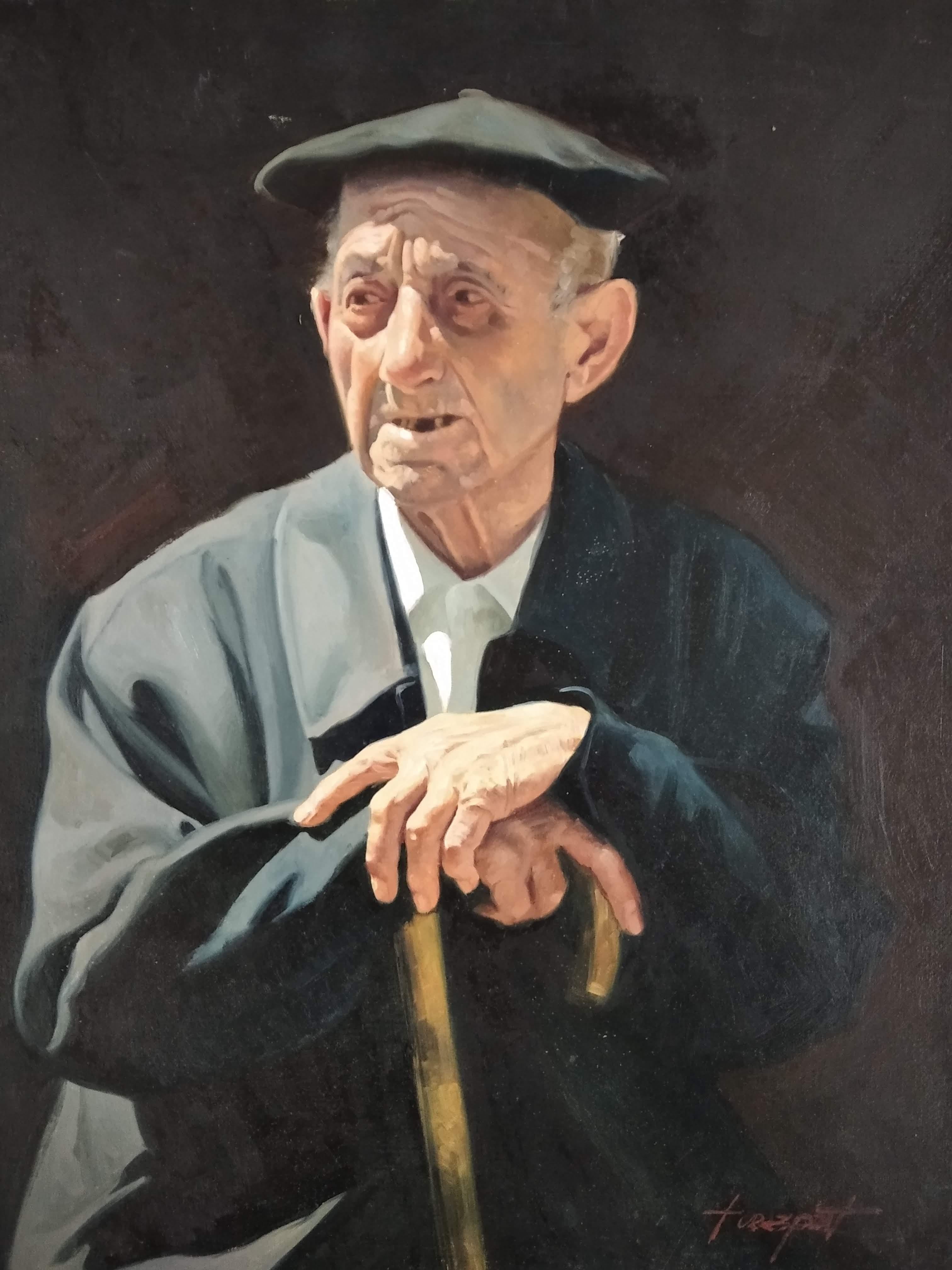 Enric Torres Prat Portrait Painting – Unbenannt