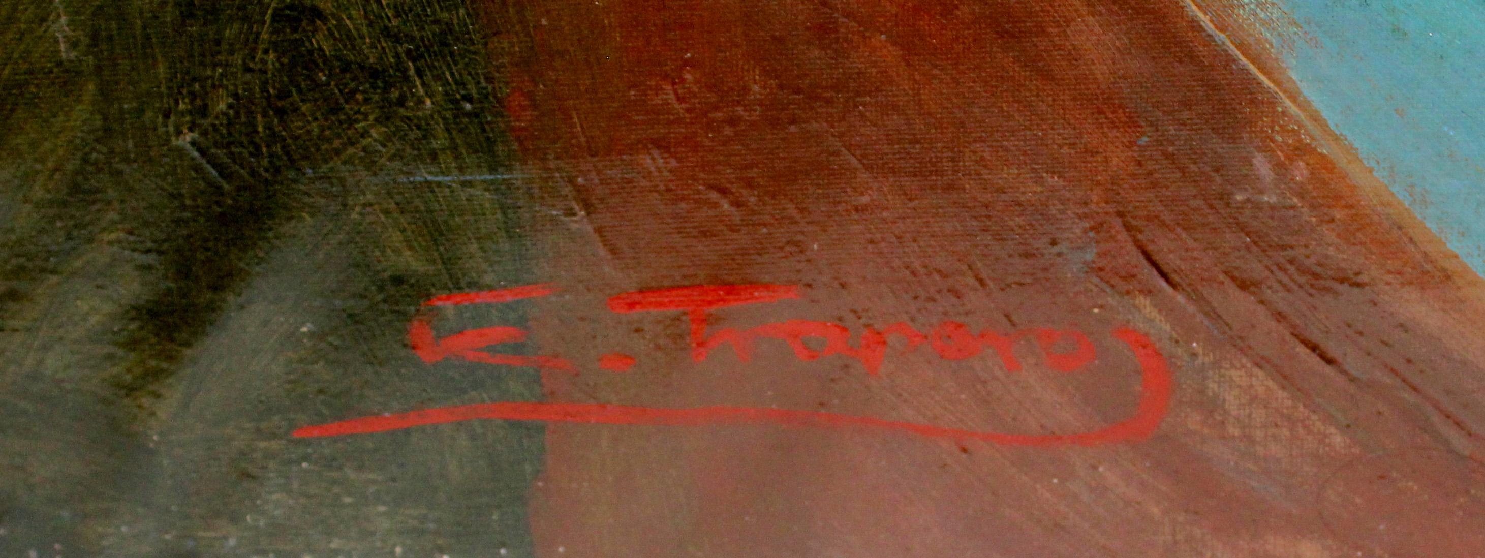 Desnudo femenino - Óleo sobre tela im Angebot 7