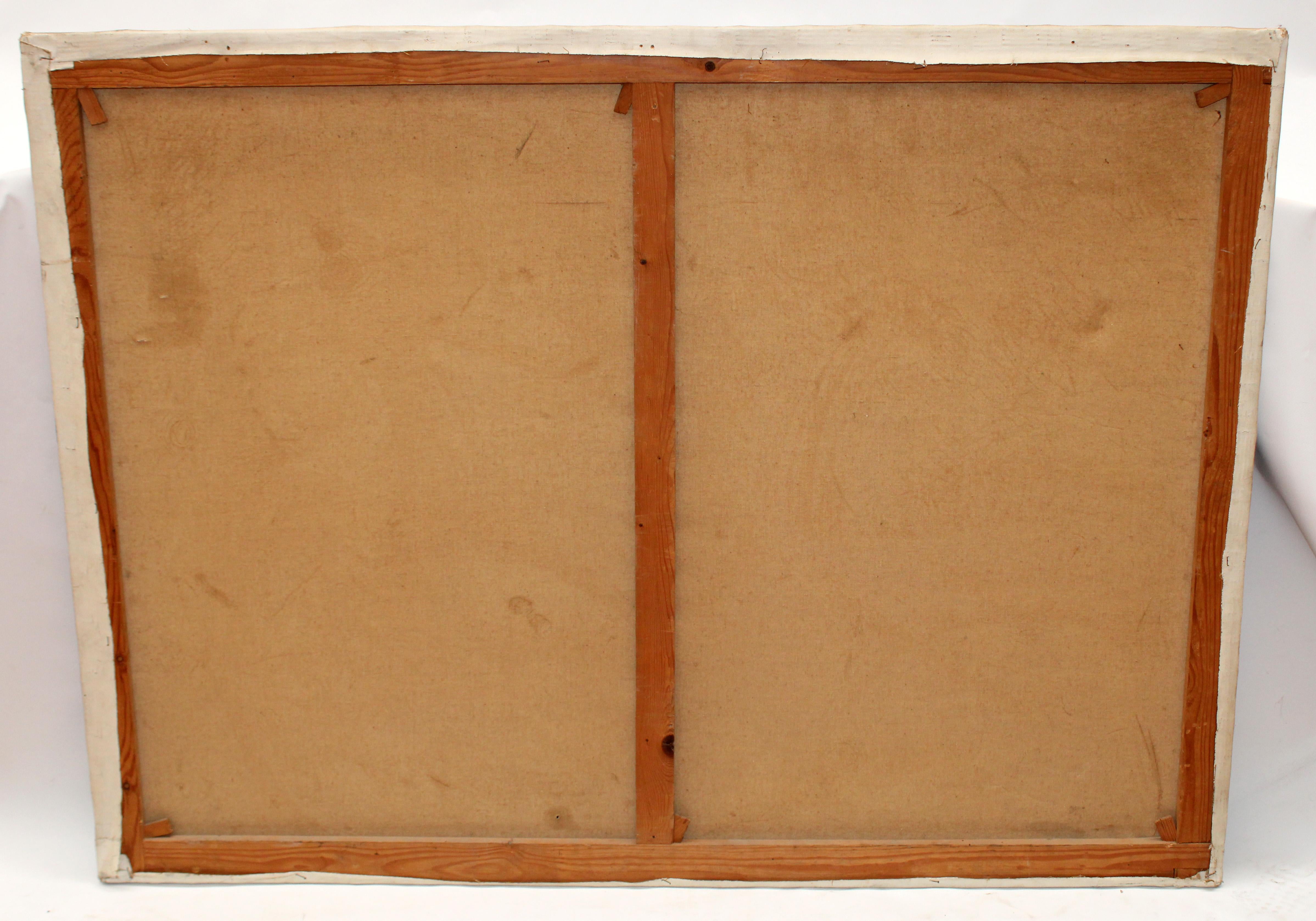 Desnudo femenino - Óleo sobre tela im Angebot 8