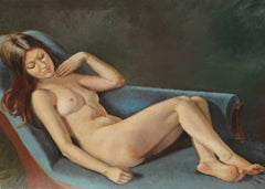 Desnudo femenino - Óleo sobre tela