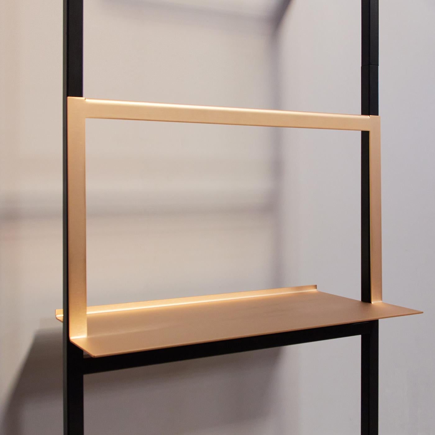 Italian Enrica 24-Karat Gold Shelf by Federico Peri For Sale