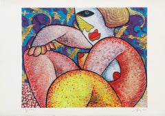 Enrico Baj (1924-2003) - Puttana d'altri tempi - Técnica mixta - 1973