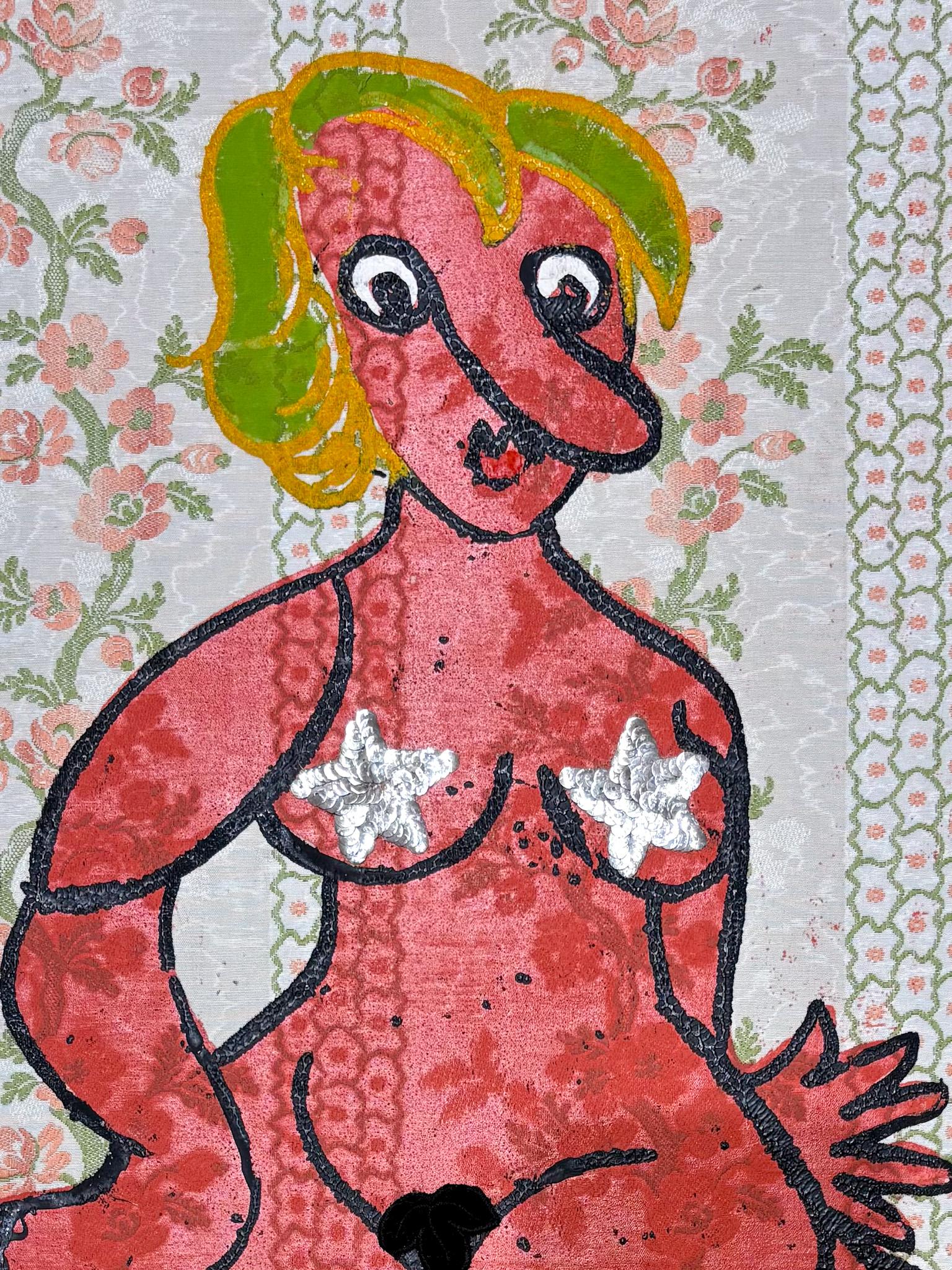 Enrico Baj (1924-2003) - Petit nu - Radierung mit Mischtechnik und Collage - 1970 im Angebot 2