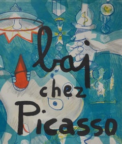 Baj at Picasso's - Original Lithograph