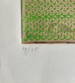 Enrico Baj (1924 - 2003) - Aguafuerte en color sobre lámina y papel Fabriano - 1968