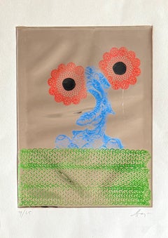 Enrico Baj (1924 - 2003) - Aguafuerte en color sobre lámina y papel Fabriano - 1968