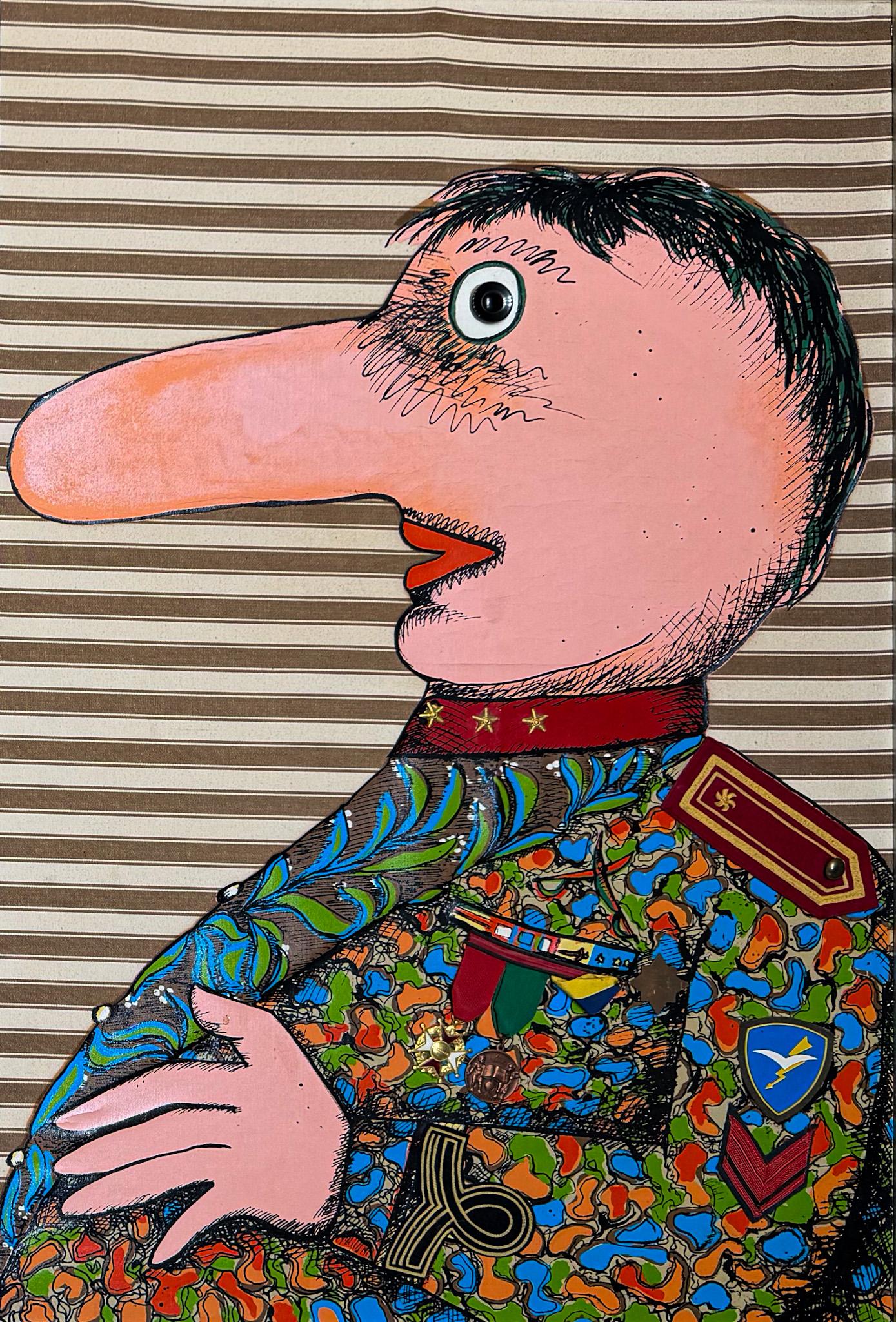 Enrico Baj (1924–2003) -Le Baron Gay de Vernon expert de fortification militaire 1