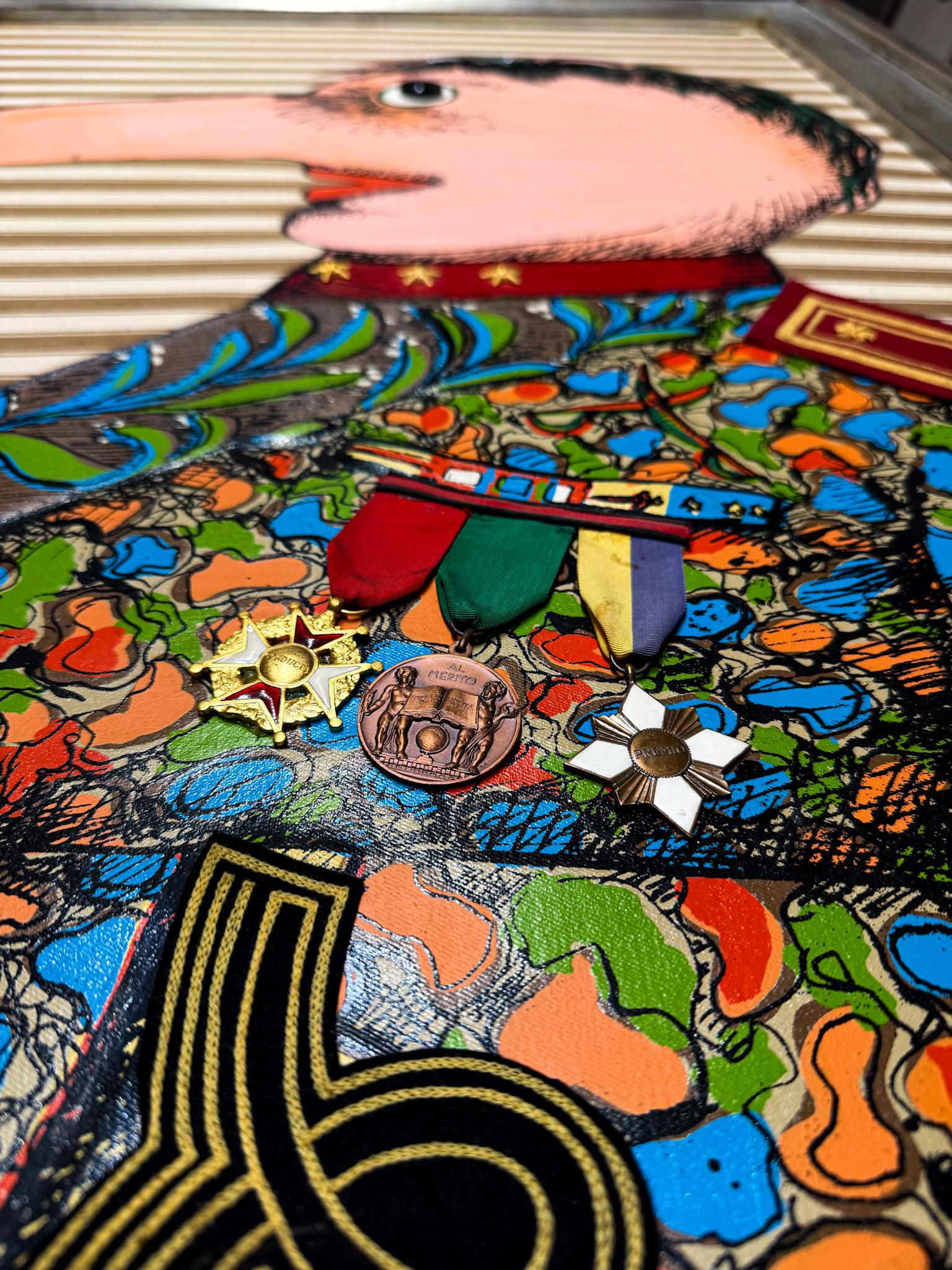 Enrico Baj (1924–2003) -Le Baron Gay de Vernon expert de fortification militaire 2