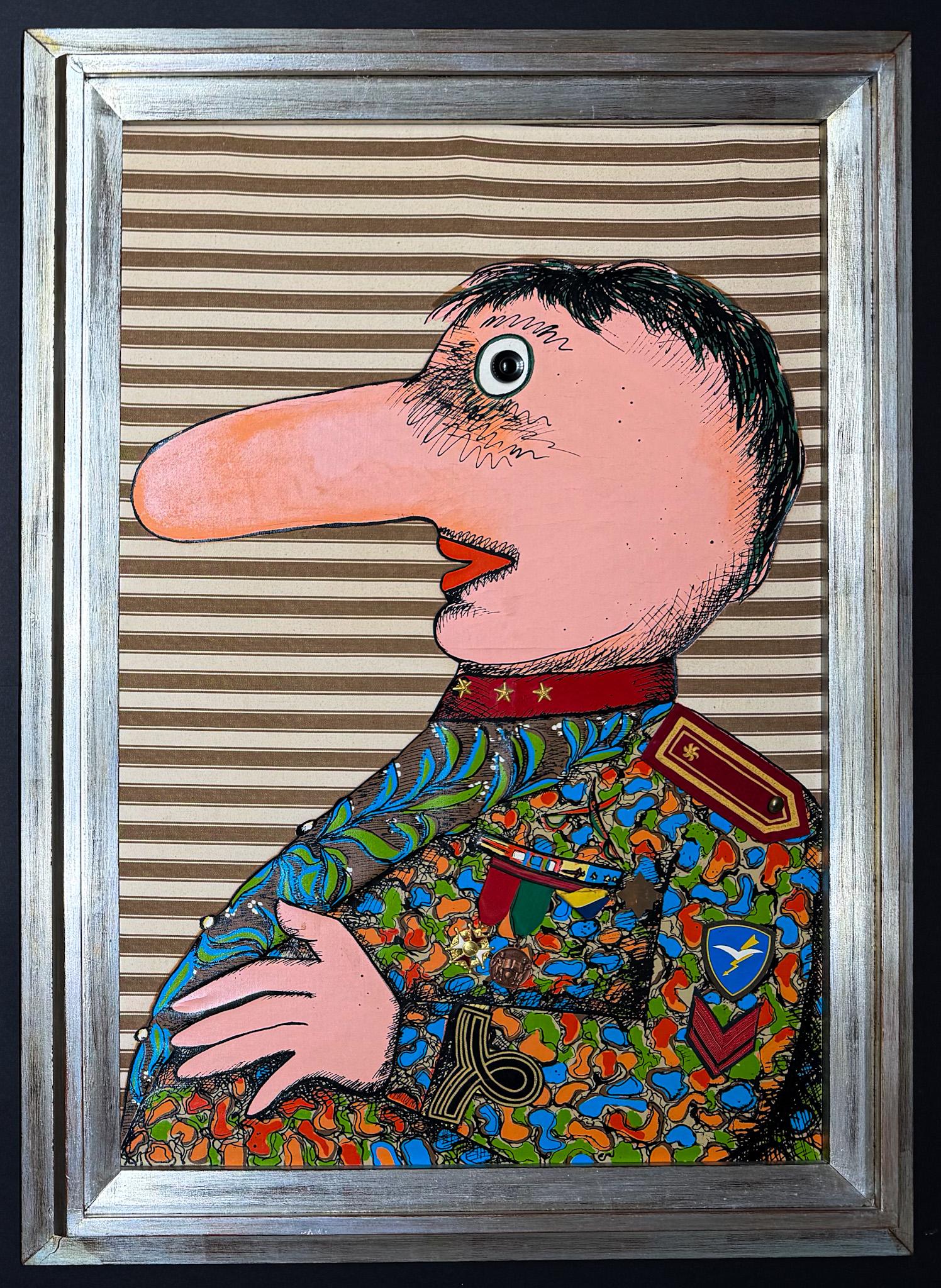 Enrico Baj (1924–2003) -Le Baron Gay de Vernon expert de fortification militaire