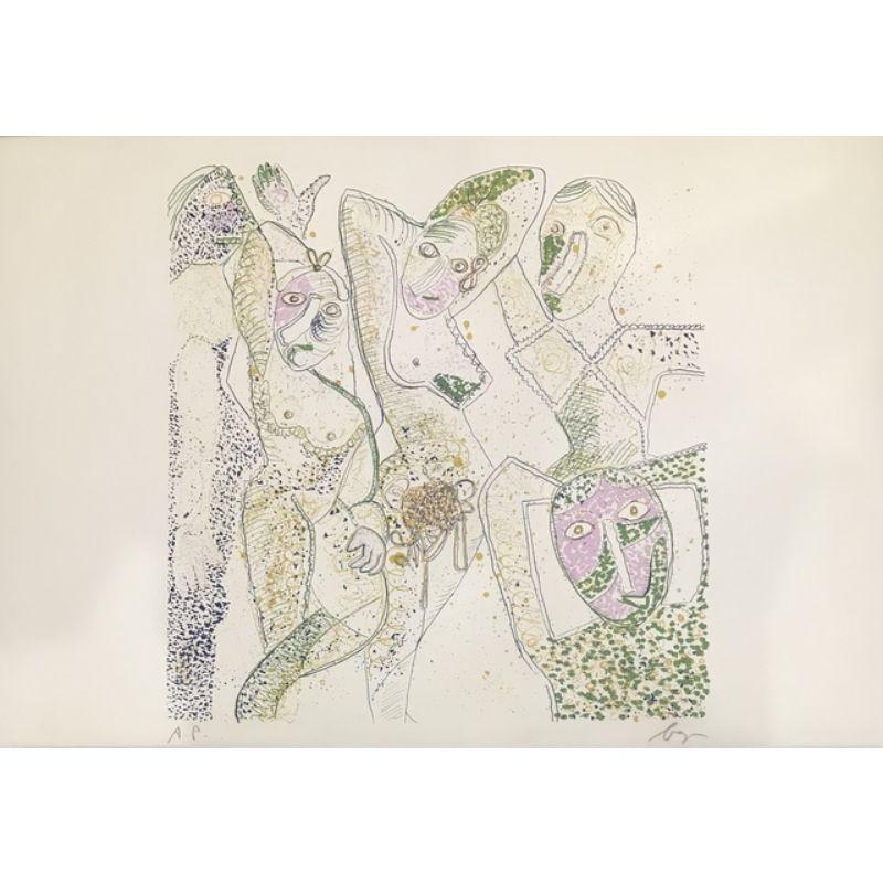 Enrico Baj (1924 - 2003) - Les Demoiselles D’avignon - Polymaterial Screen Printing with Applications, 1972

Additional Information:
Material: Polymaterial screen printing with applications
Edited in 1972
Limited edition in 20 exemplars in cardinal