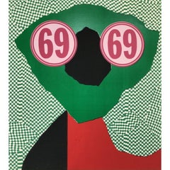 Enrico Baj - Sessantanove - Hand-Signed Serigraphy, 1967