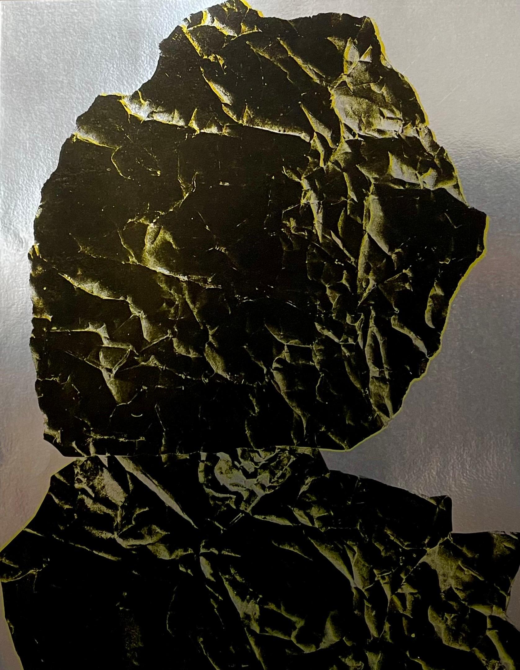 Italian Surrealist Pop Art Serigraph Enrico Baj Pop Art Silkscreen Foil Print For Sale 1