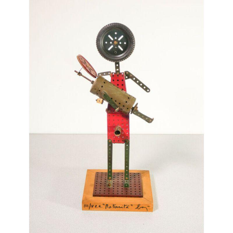 Enrico Baj ( 1924 - 2003 ) - maternità - Meccano sculpture, 1973

Additional information:
Material: Sculpture made with Meccano and wood
Edited in 1973
Limited edition in only 100 exemplars plus 5 EA ( artist proofs )
Current exemplar numbered III/V