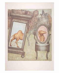 The Camel - Lithograph by Enrico Benaglia - 1990s