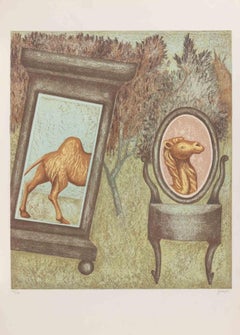 The Camel - Lithograph by Enrico Benaglia - 1990s