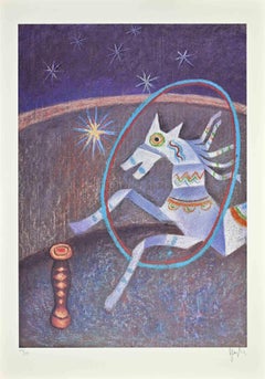 The Horse - Screenprint by Enrico Benaglia - 1990s