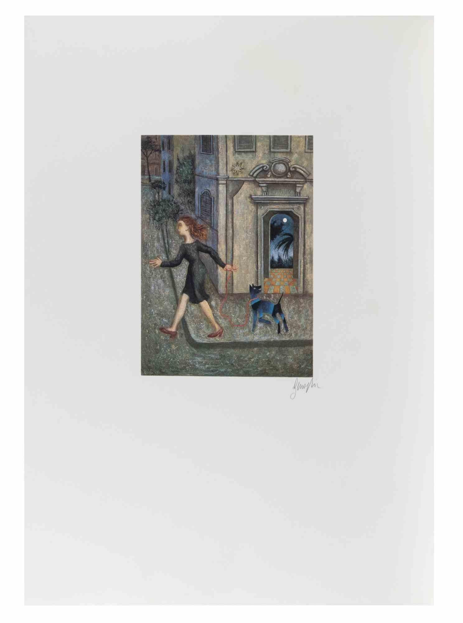 Screen print on paper.

Hand signed in pencil.

Artist's Proof.

Excellent condition.