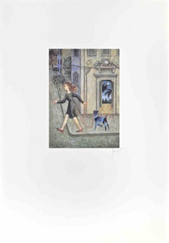 The Secret Garden - Screenprint by Enrico Benaglia - 1990s