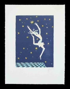 Untitled - Etching and aquatint by Enrico Benaglia - 1990s