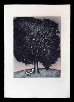 Ohne Titel – Radierung und Aquatinta von Enrico Benaglia – 2000
