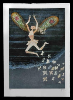 Ohne Titel – Radierung und Aquatinta von Enrico Benaglia – 2000