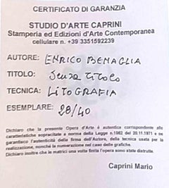 Senza titolo - Litografia di Enrico Benaglia - 2010