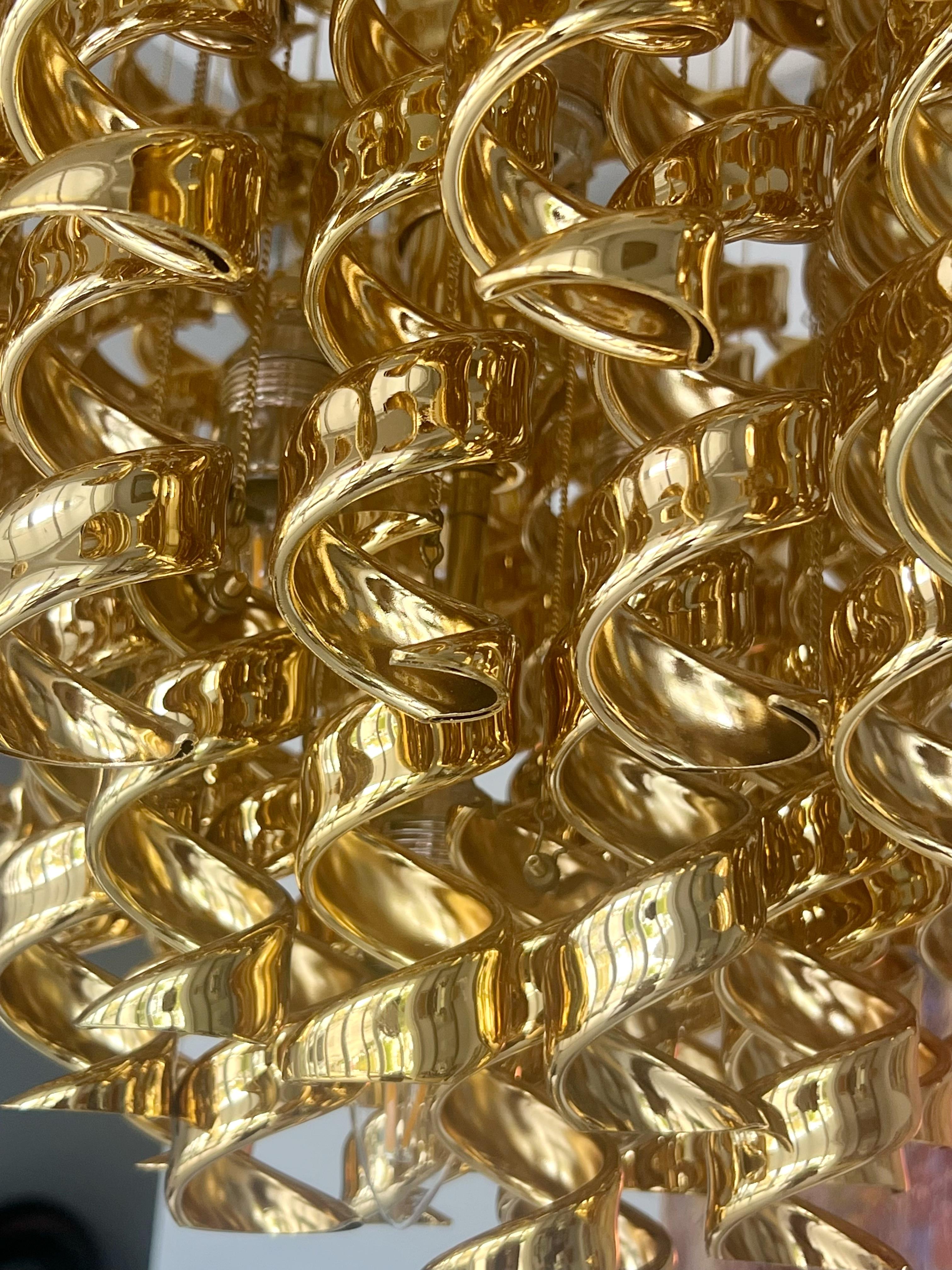 Enrico Boillat Quattro Zero Mobile Chandelier con Helix Design in vendita 1